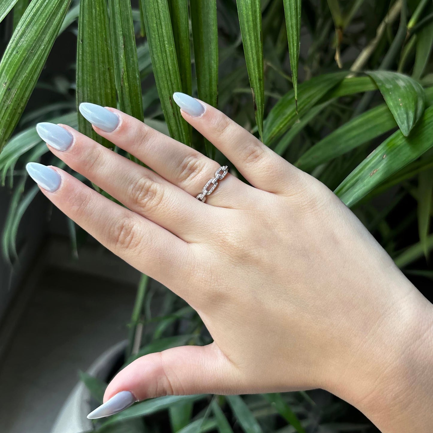 Segmented Silver Band