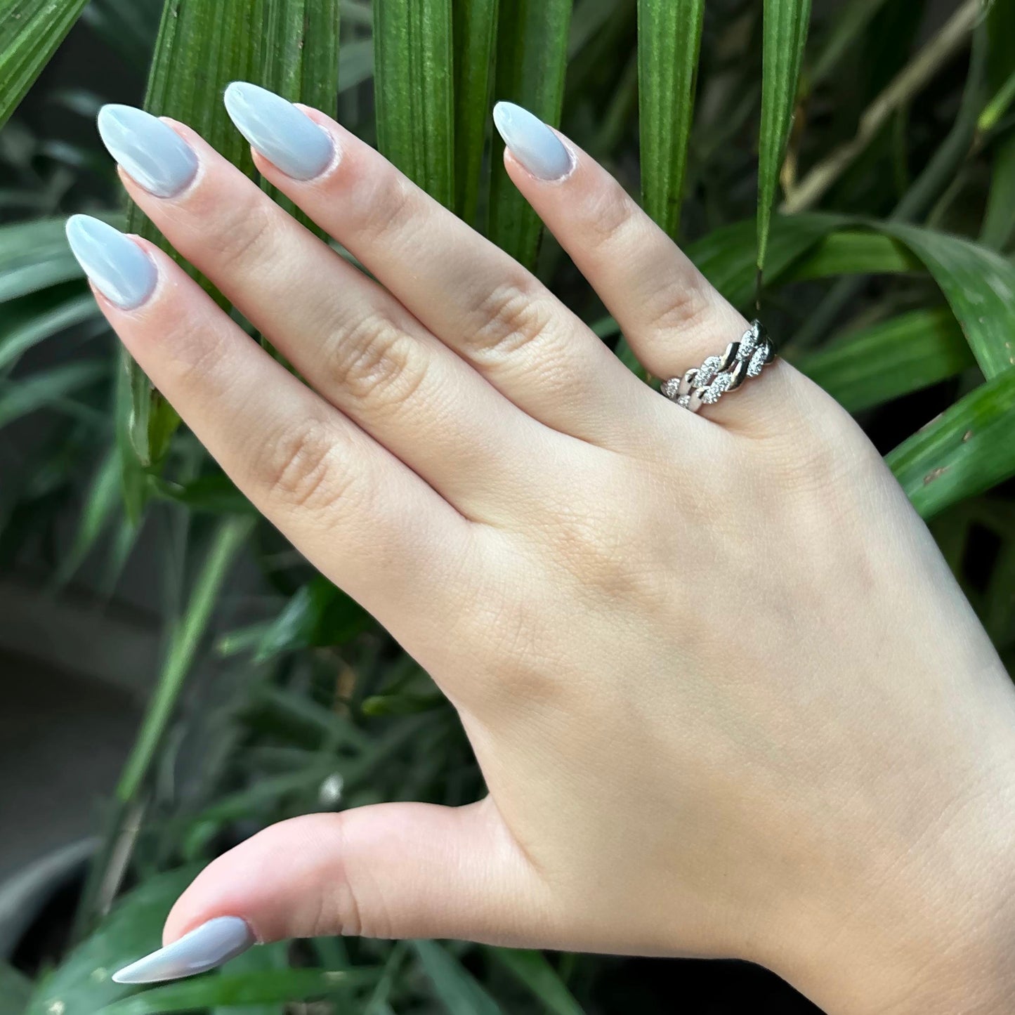 Silver Braided Ring