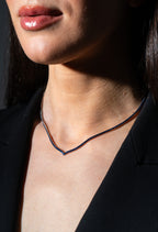 Blue Tennis Necklace