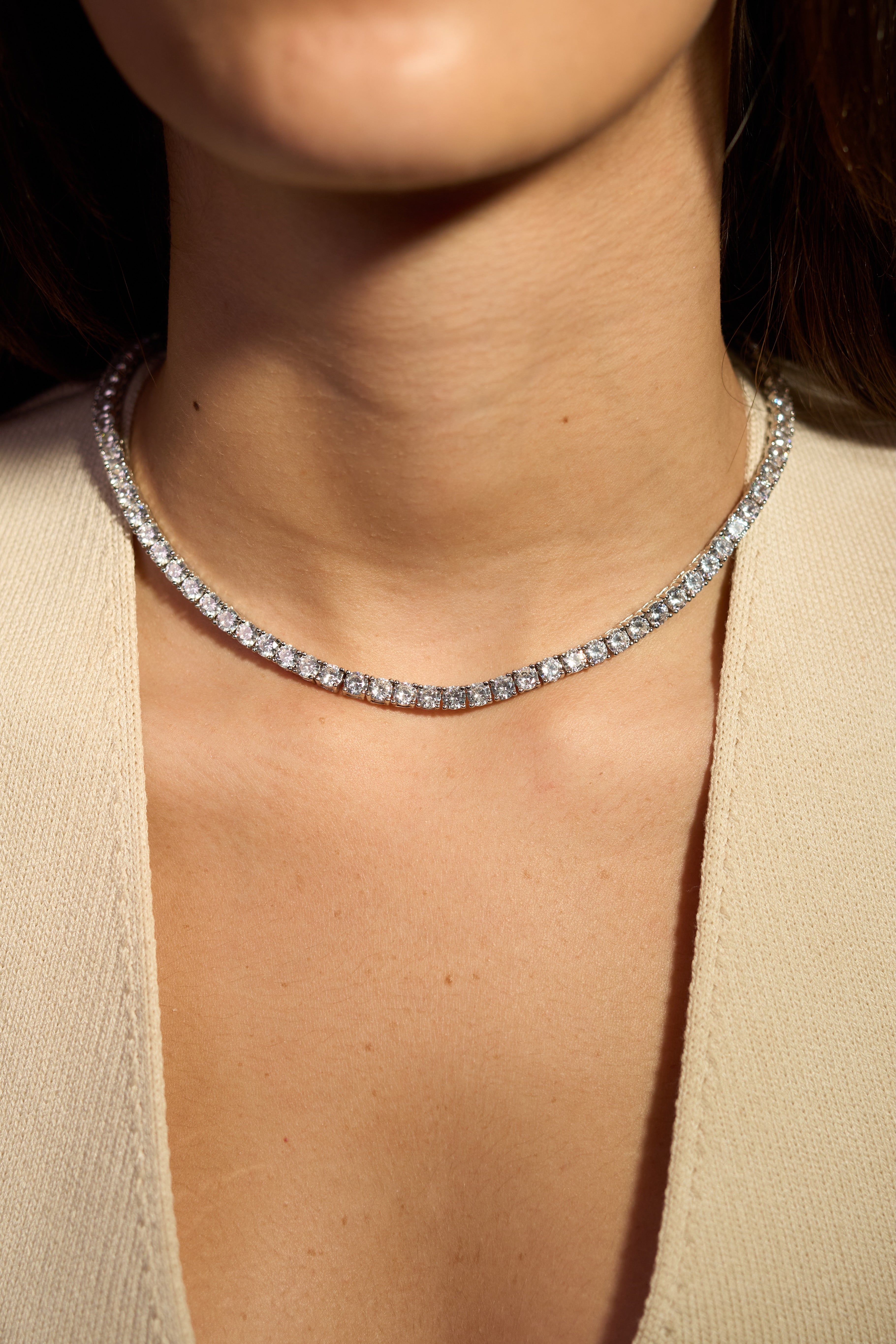 4.5mm Tennis Necklace