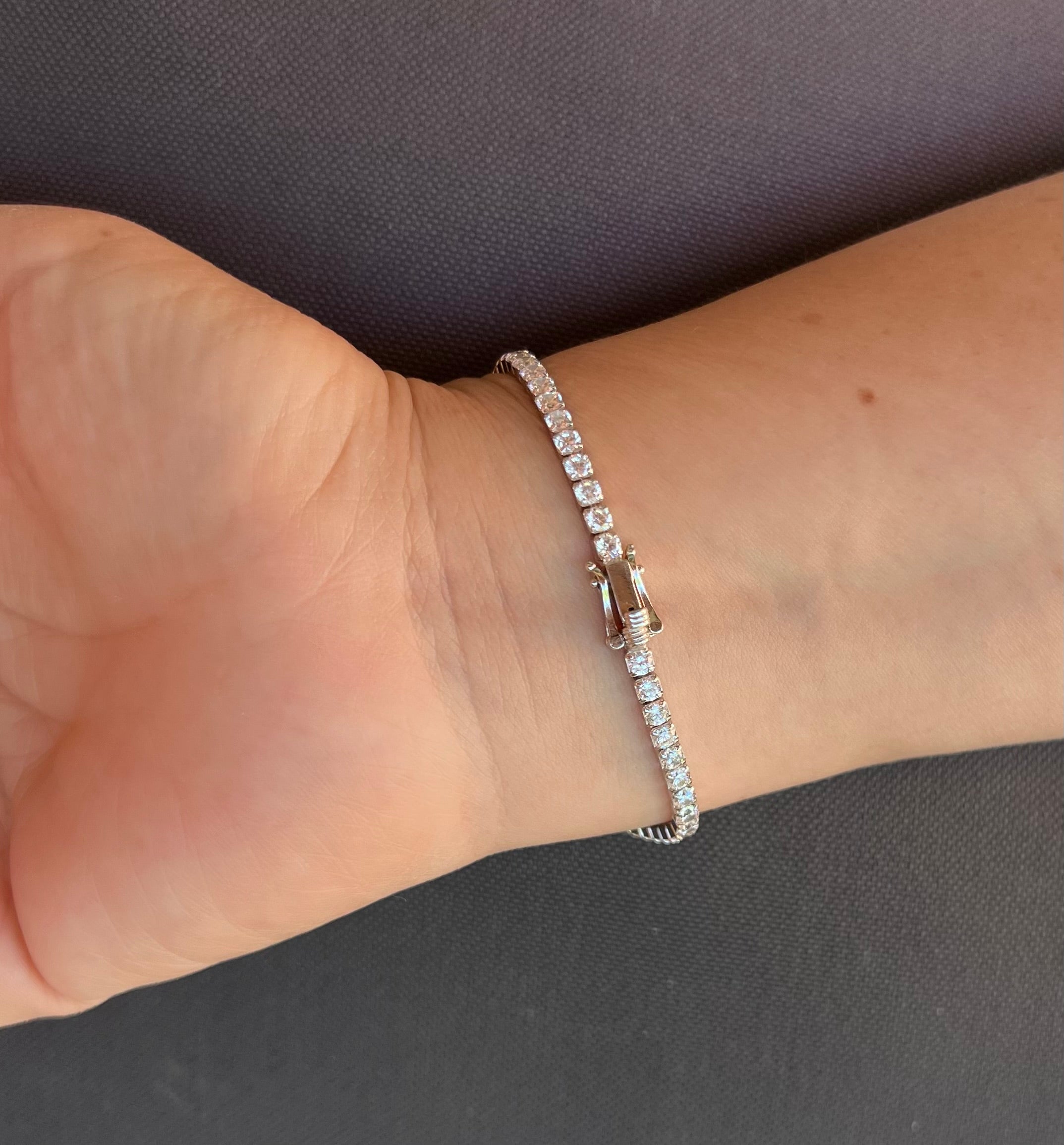 3.00 mm Clasp Tennis Bracelet