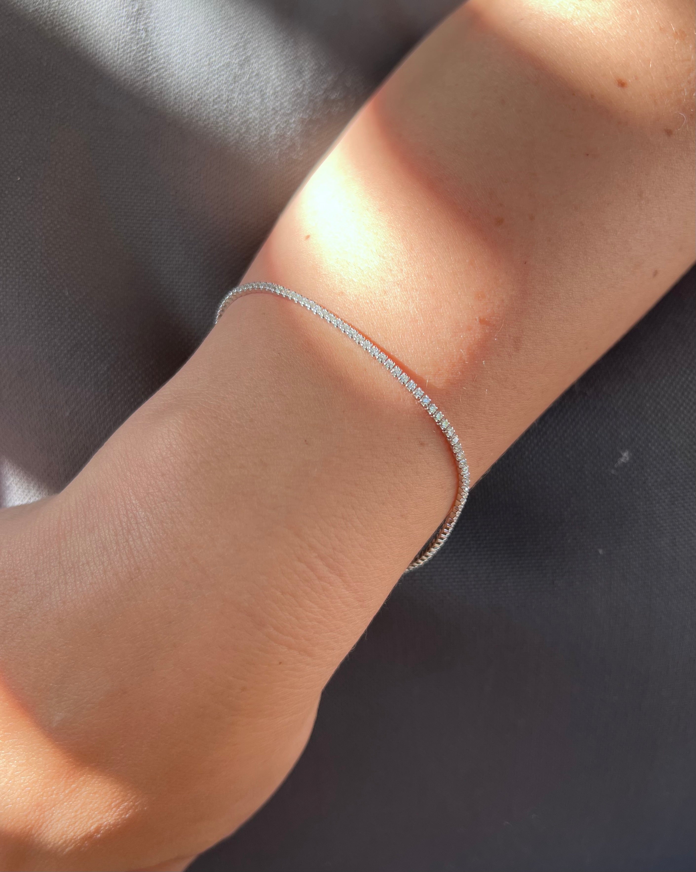 1.5mm Clasp Tennis Bracelet