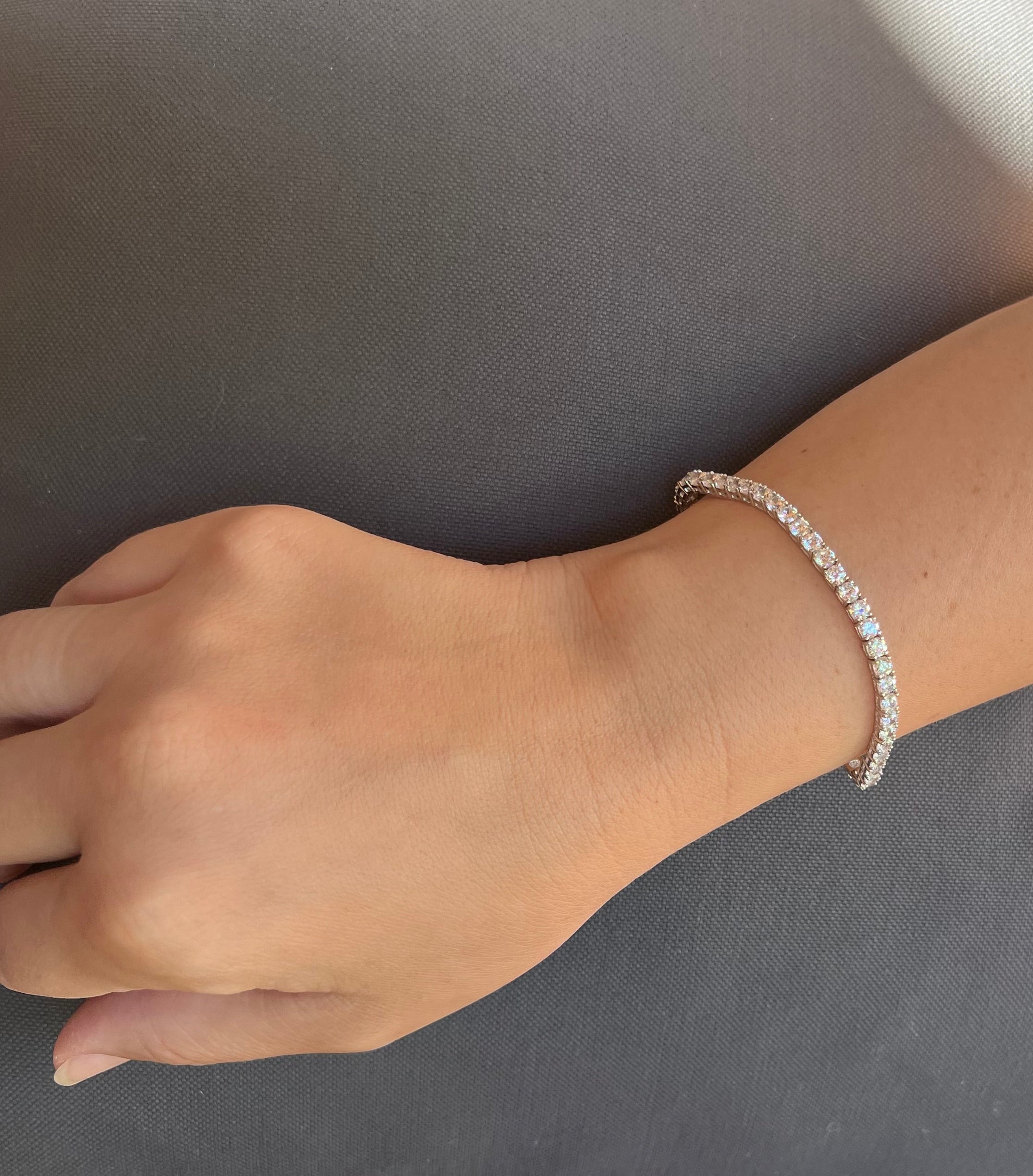 3.5mm Clasp Tennis Bracelet