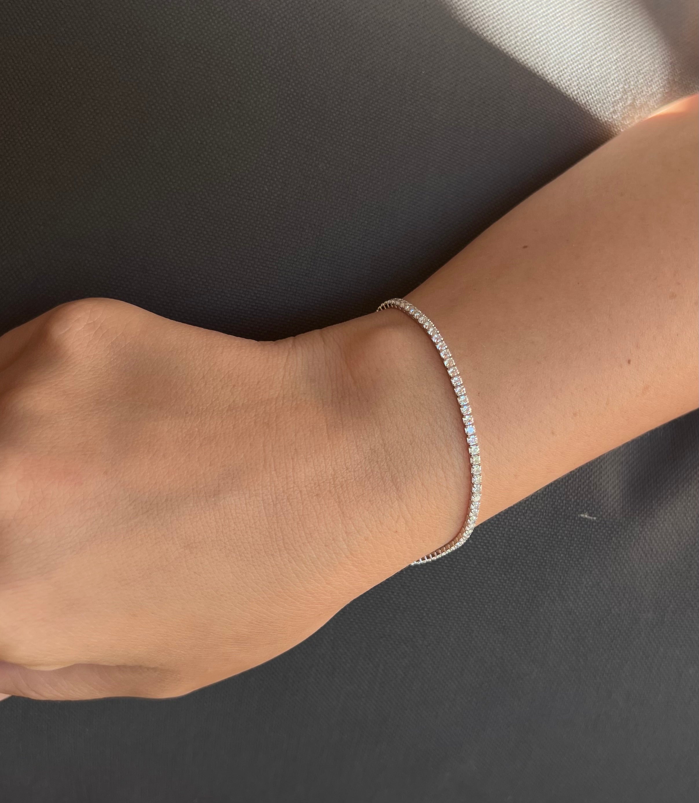 2mm Clasp Tennis Bracelet