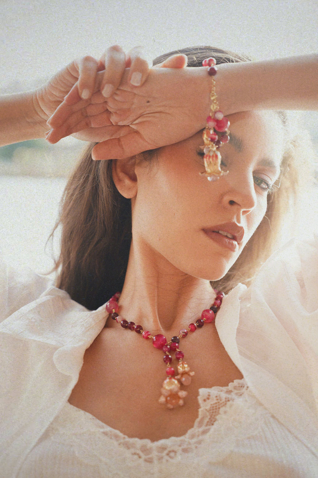 Scarlet Bloom Necklace