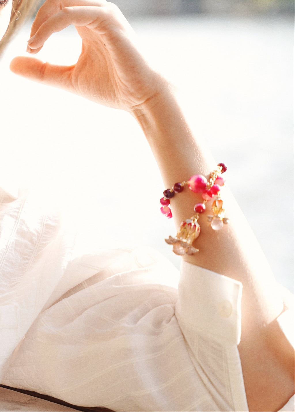 Scarlet Bloom Bracelet