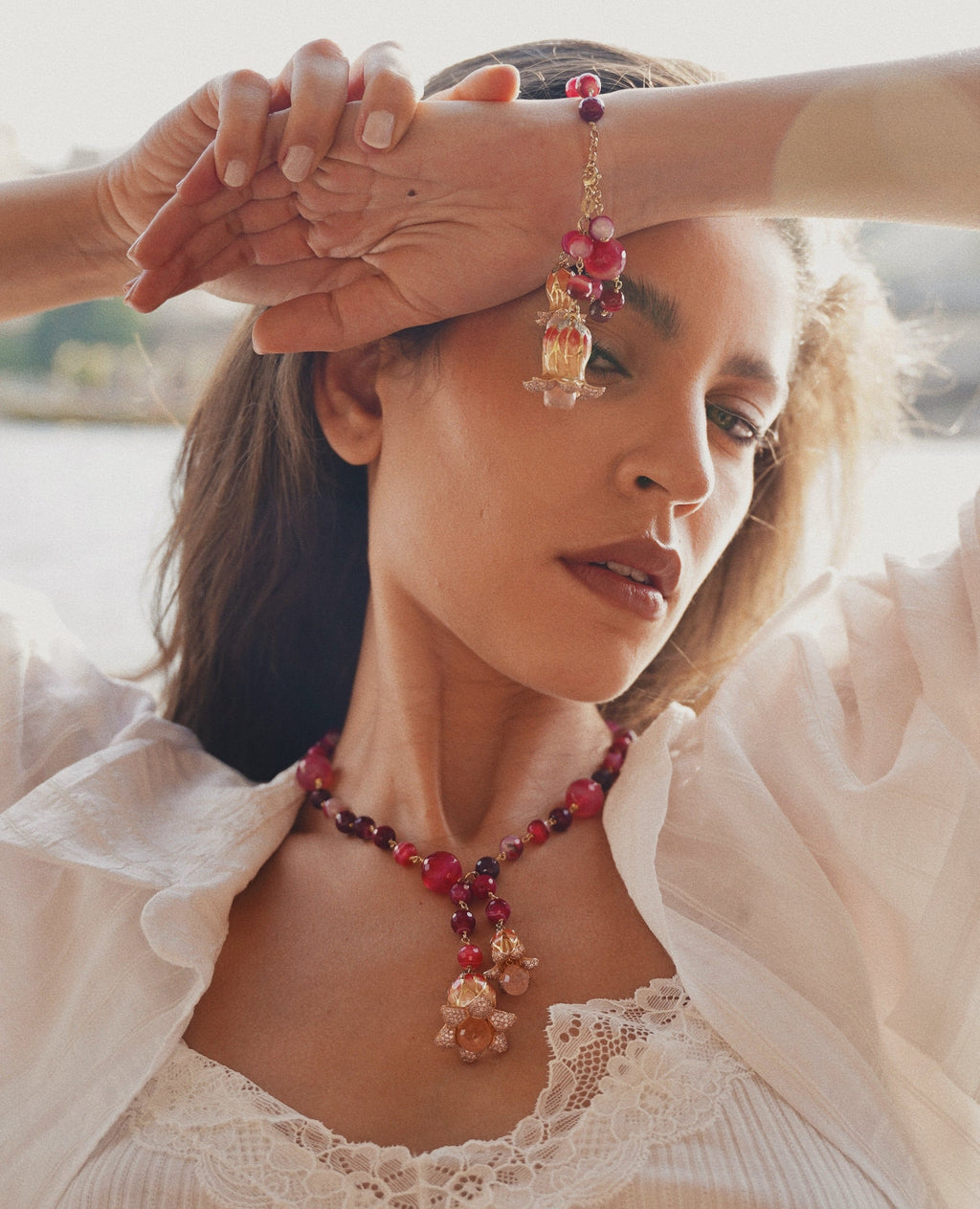 Scarlet Bloom Bracelet