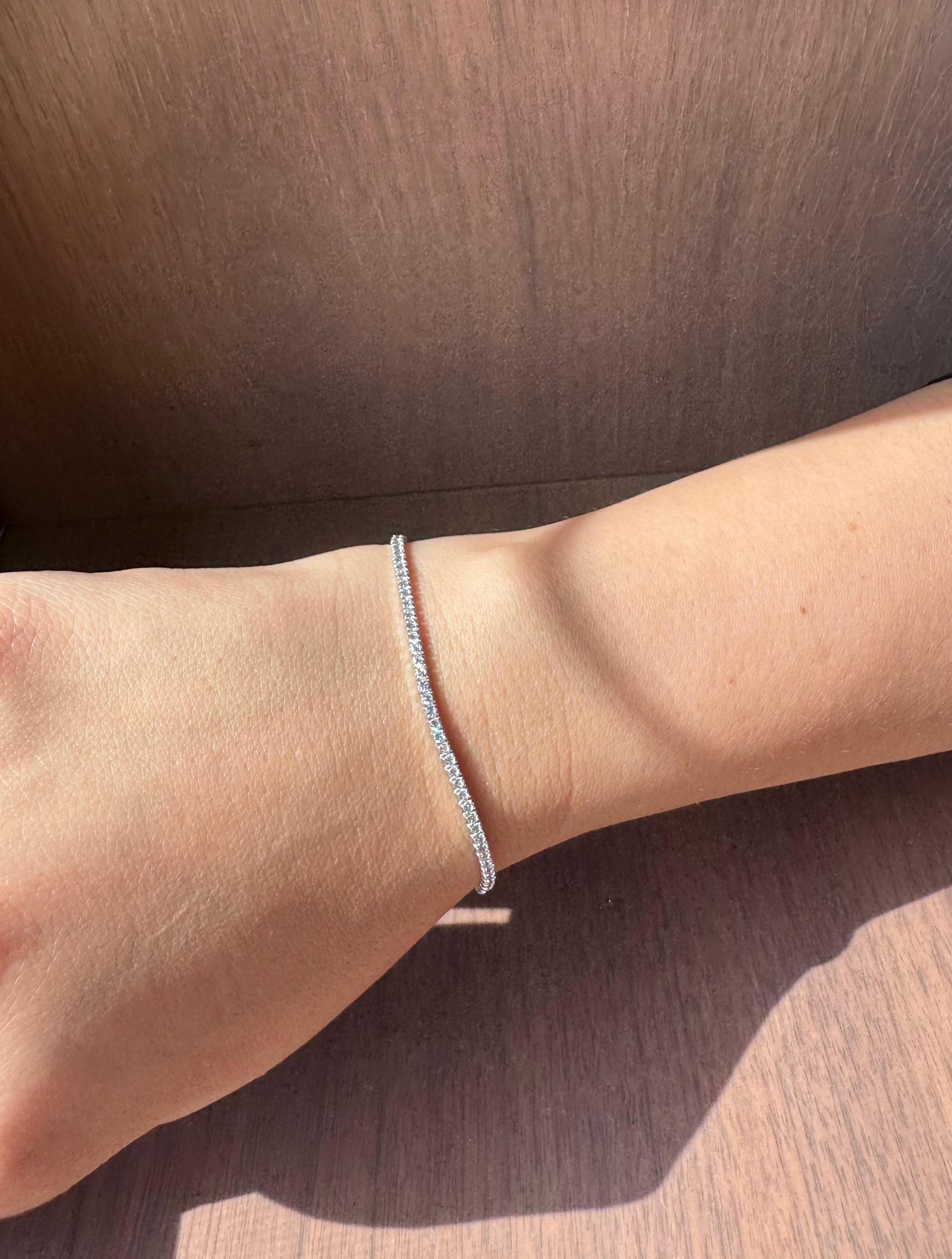 2.00 mm Adjustable Tennis Bracelet