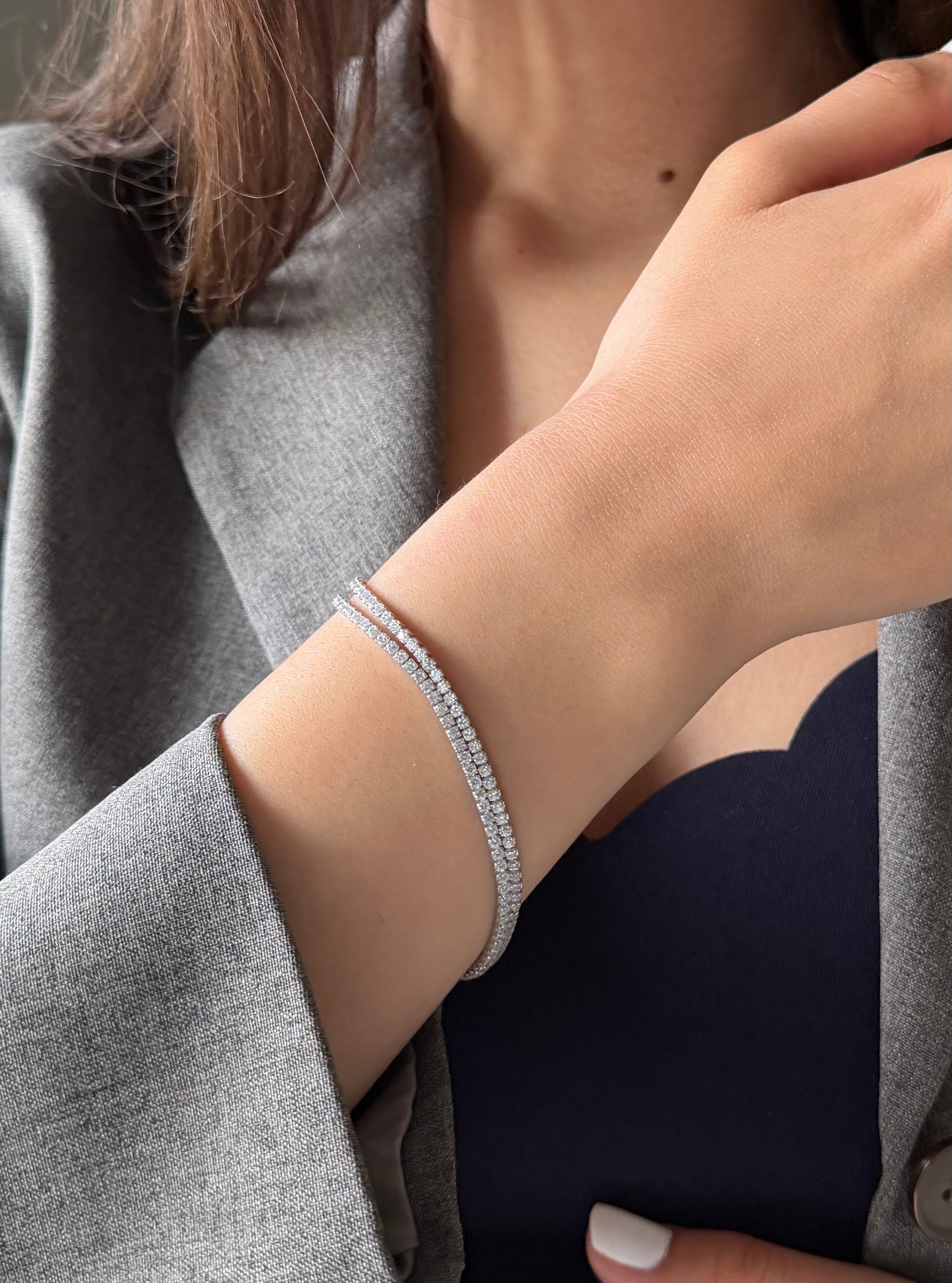 Double Tennis Bracelet