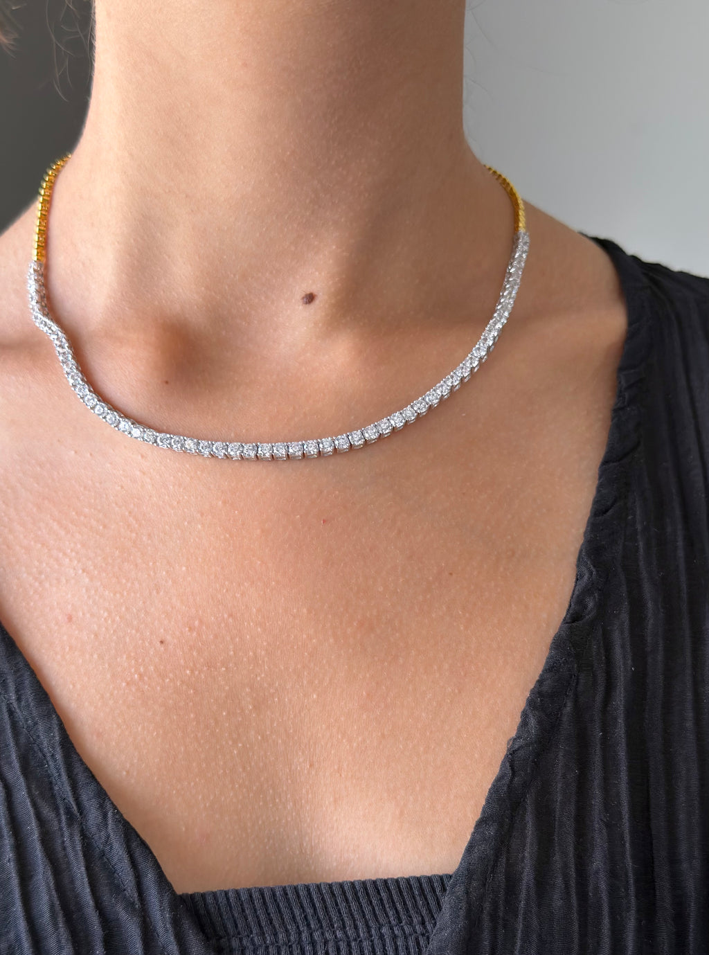 Fusion Tennis Necklace
