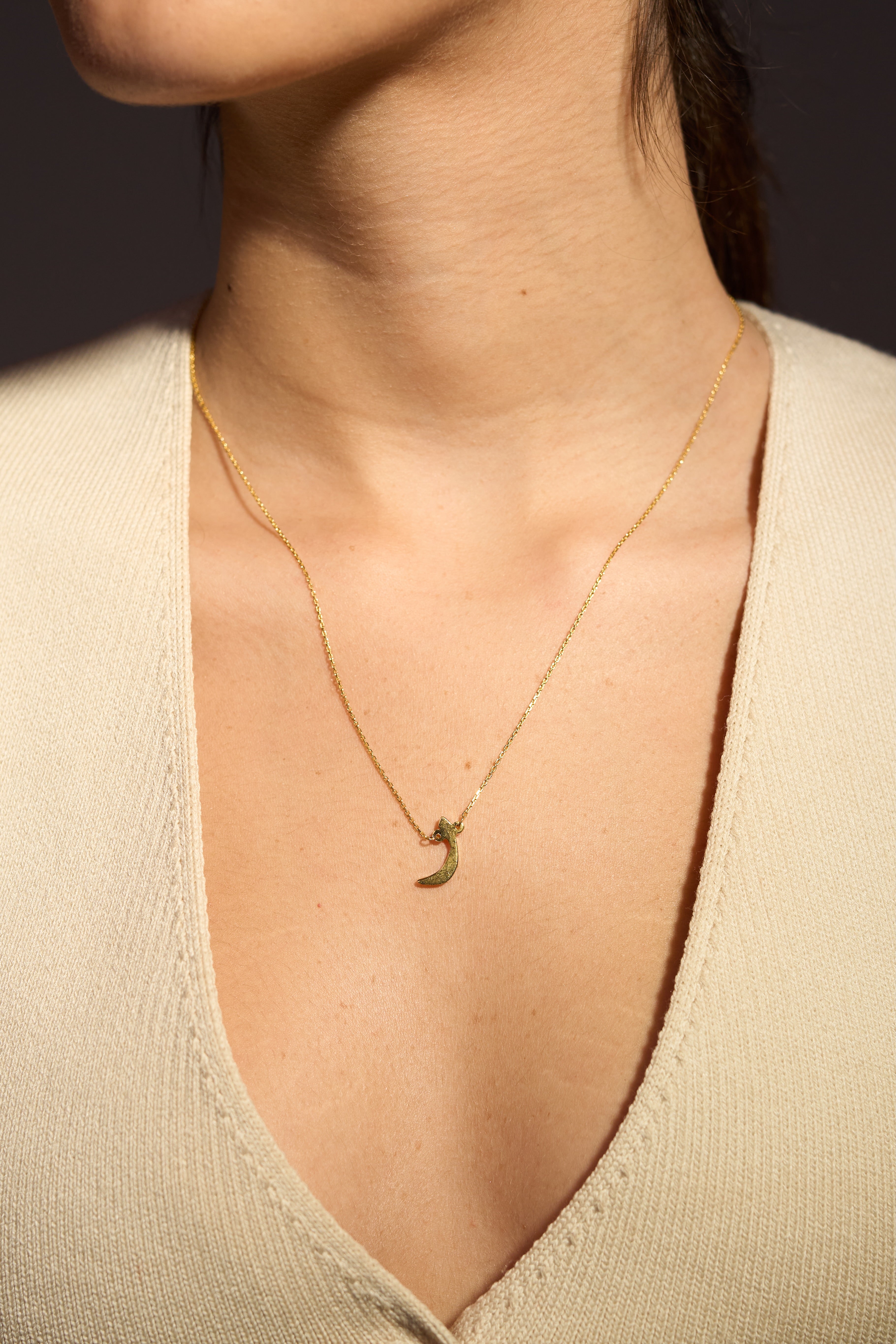 ر Necklace - Gold Plated