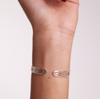 Amari Bangle - Gold-Plated Accents