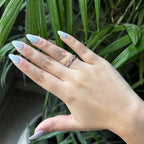 Segmented Silver Band