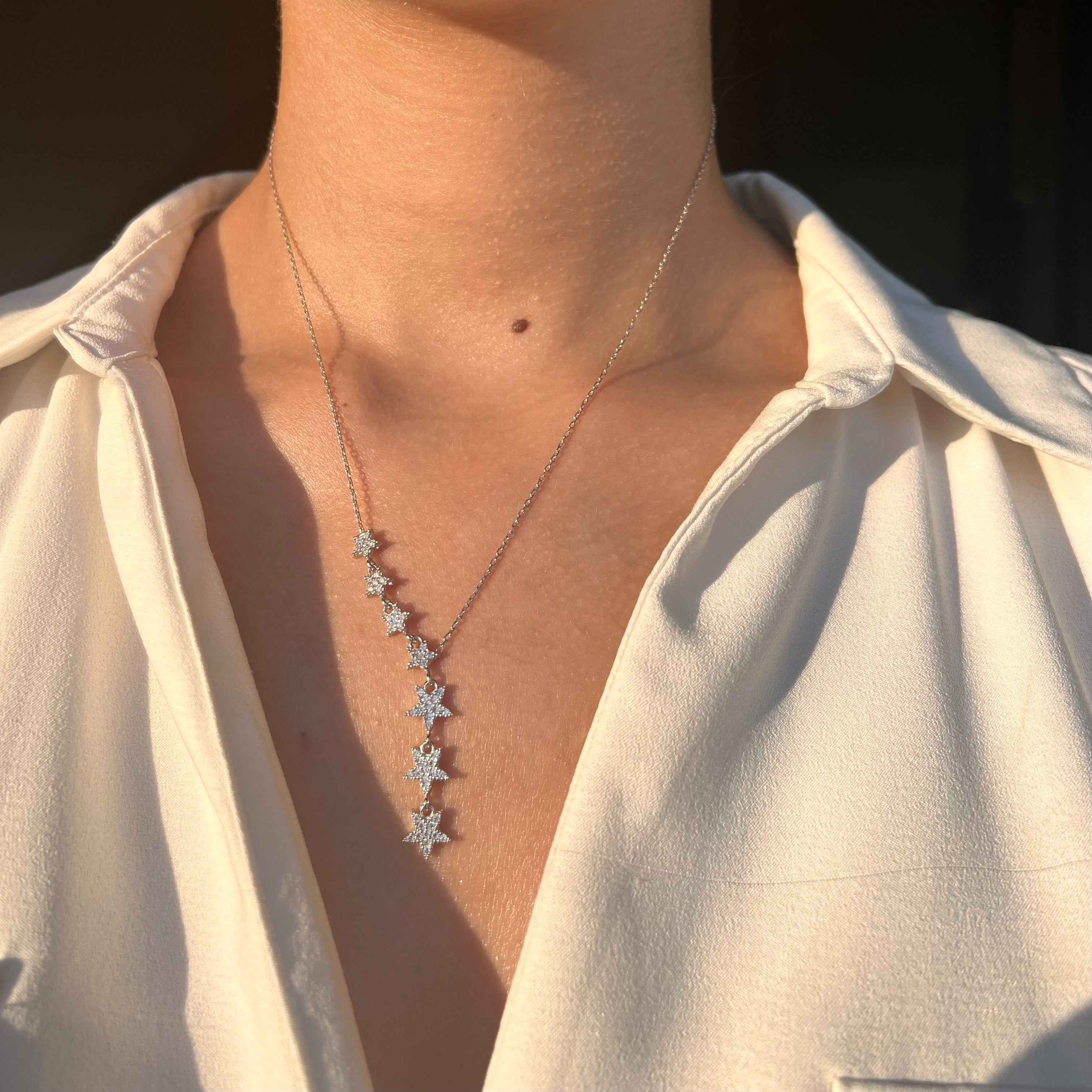Starlit Cascade Necklace