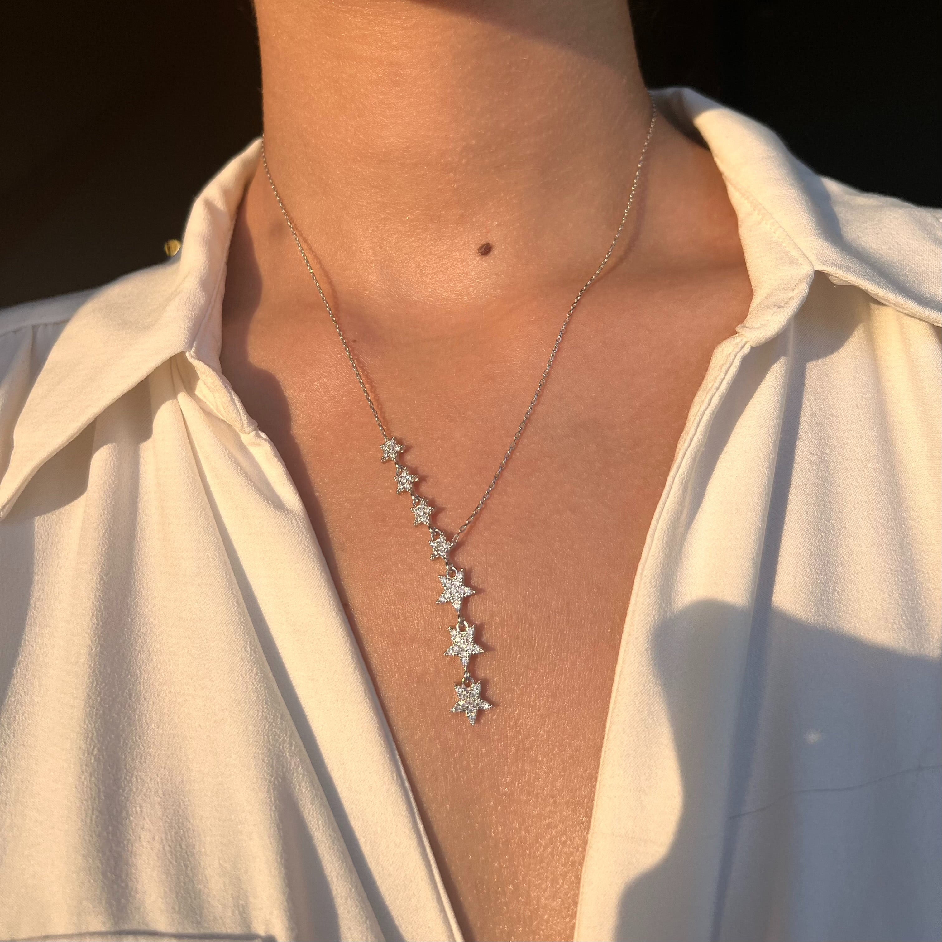 Starlit Cascade Necklace