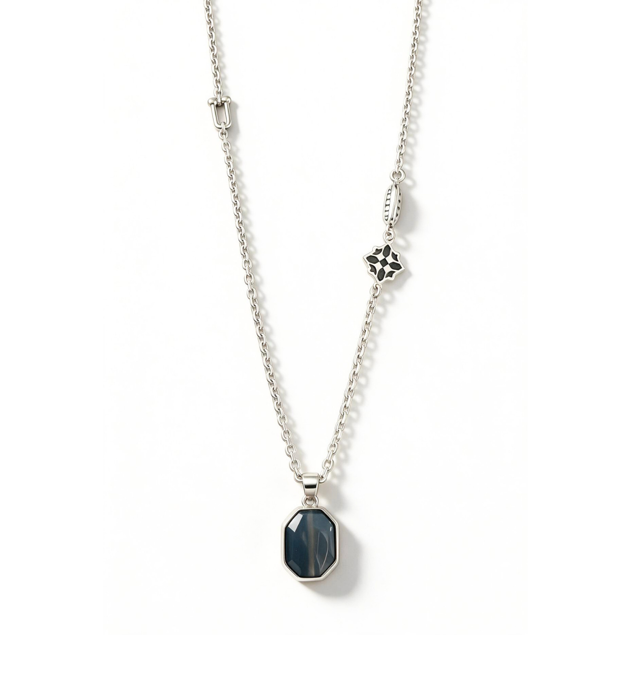 PERET Grey Stone Necklace